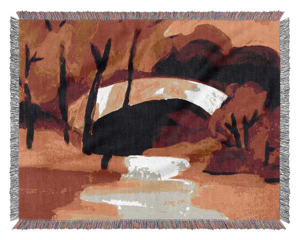 Autumn Bridge Woven Blanket