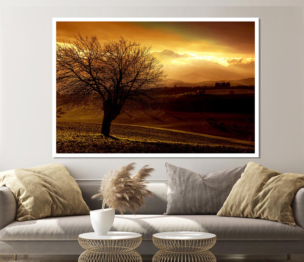 Yorkshire Dales After The Storm Print Poster Wall Art