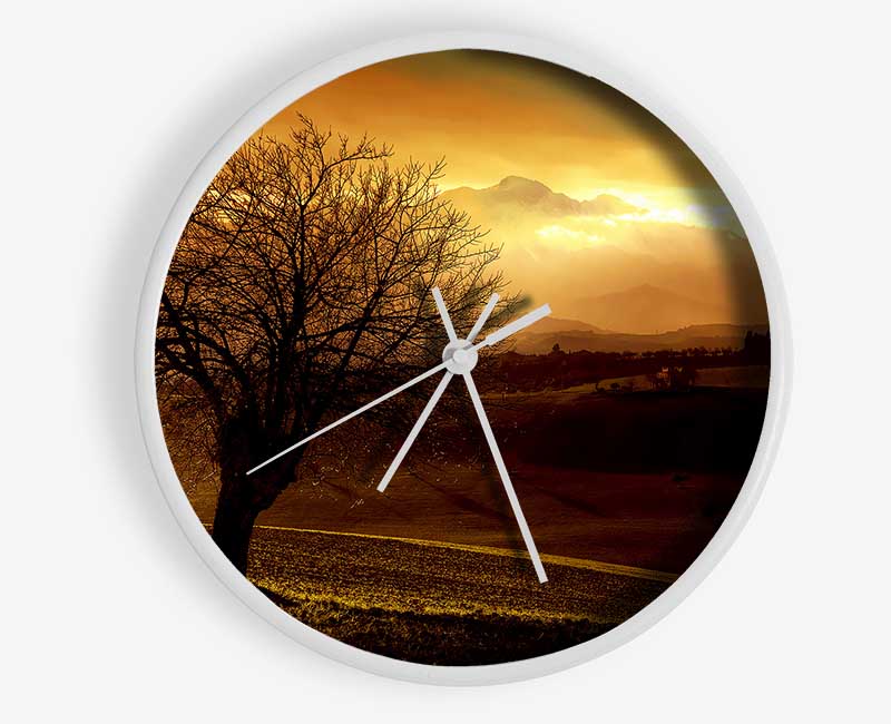 Yorkshire Dales After The Storm Clock - Wallart-Direct UK