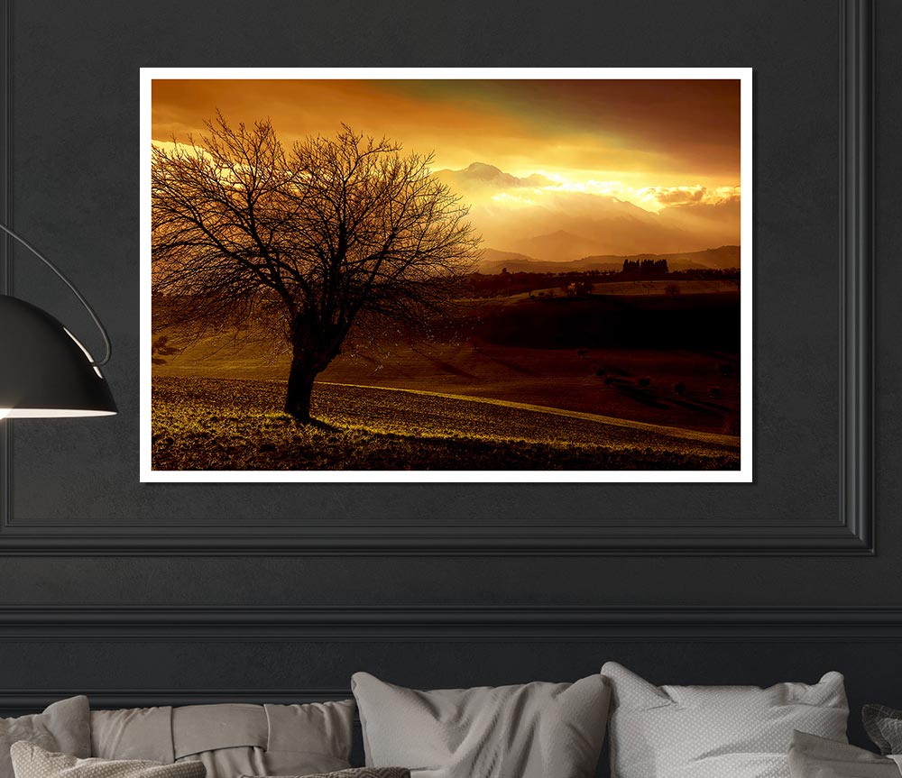 Yorkshire Dales After The Storm Print Poster Wall Art