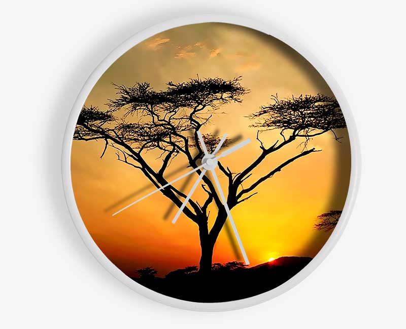 Arcania Tree Sunblaze Clock - Wallart-Direct UK