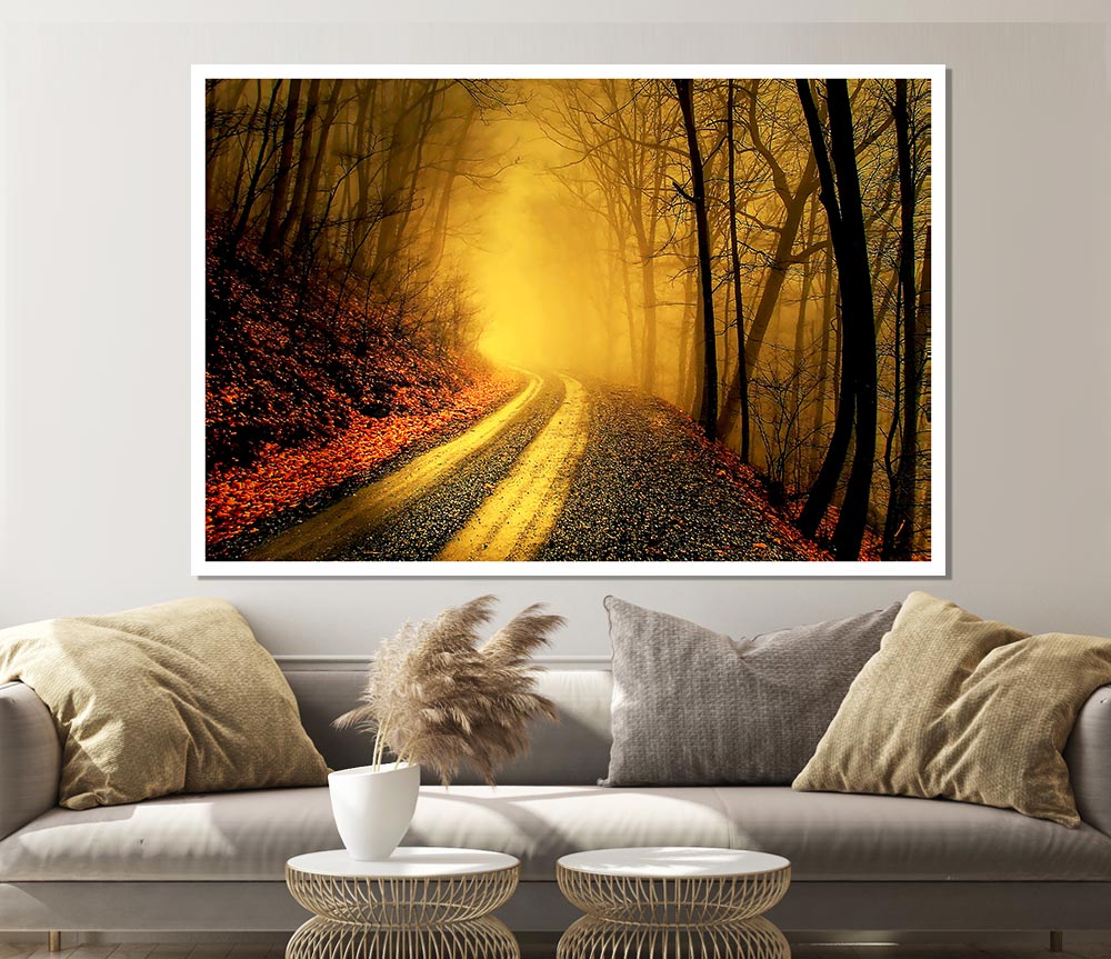 The Road To Gold Print Poster Wall Art