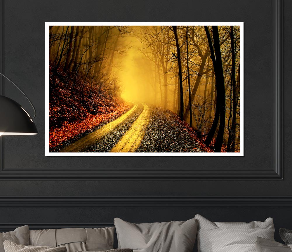 The Road To Gold Print Poster Wall Art