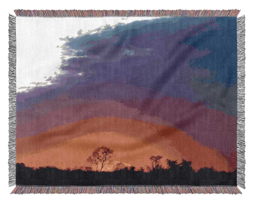 Yorkshire Dales Sunrise Woven Blanket