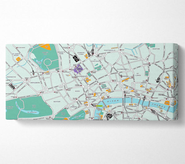 Karte von London