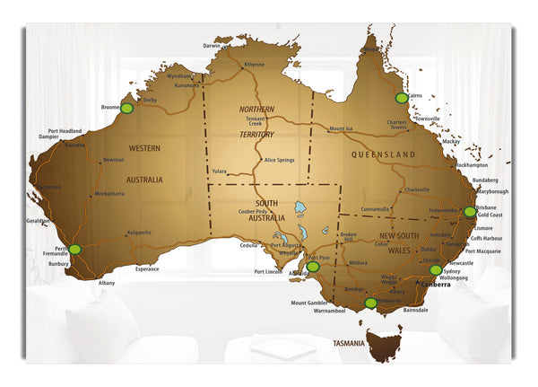 Australische Karte