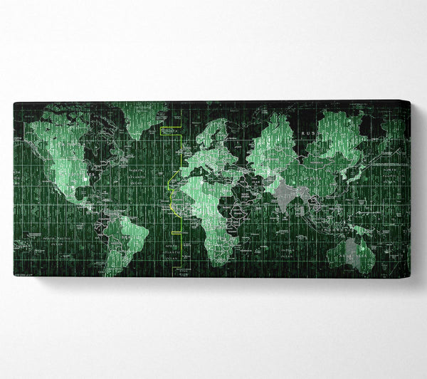 Matrix-Weltkarte