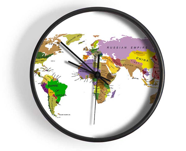 World Of 1914 Clock - Wallart-Direct UK