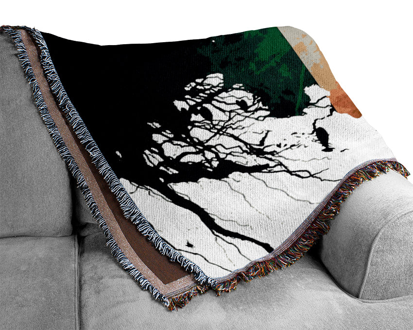 Italian Map Woven Blanket