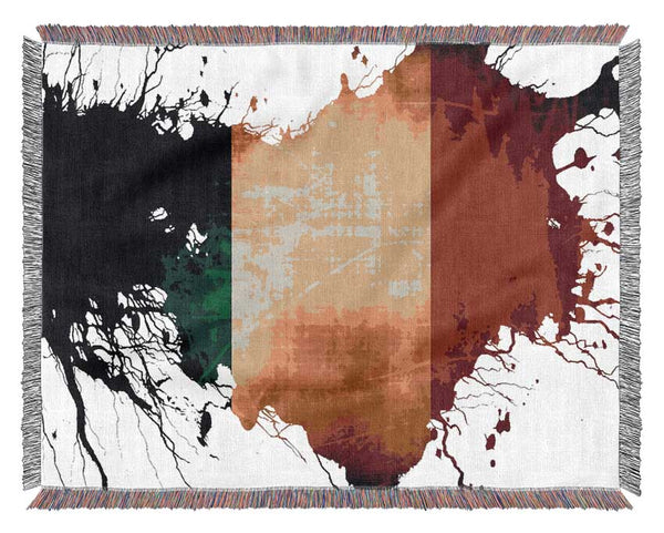 Italian Map Woven Blanket
