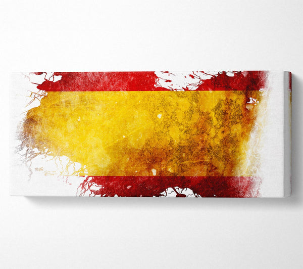 Karte mit spanischen Farben