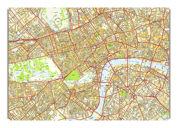 Karte von London