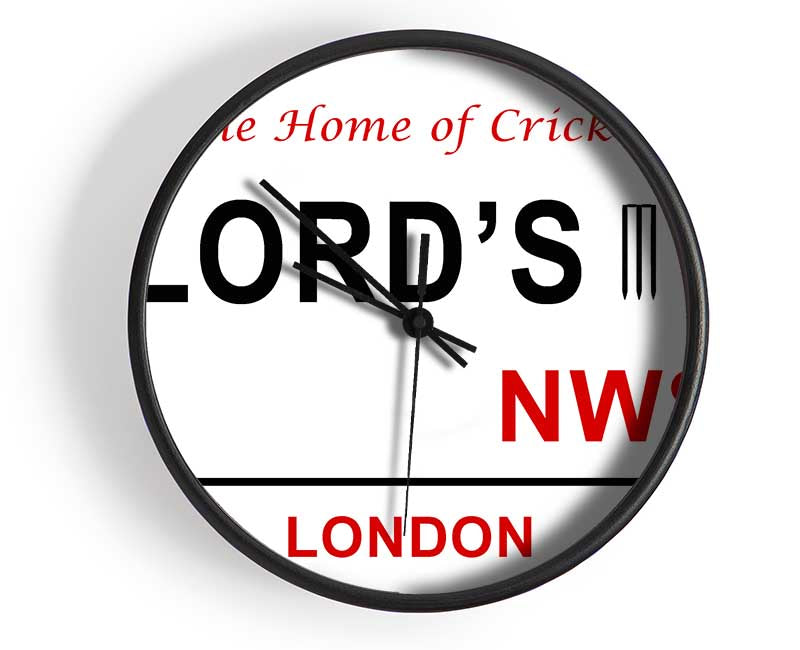 Lords Signs Clock - Wallart-Direct UK