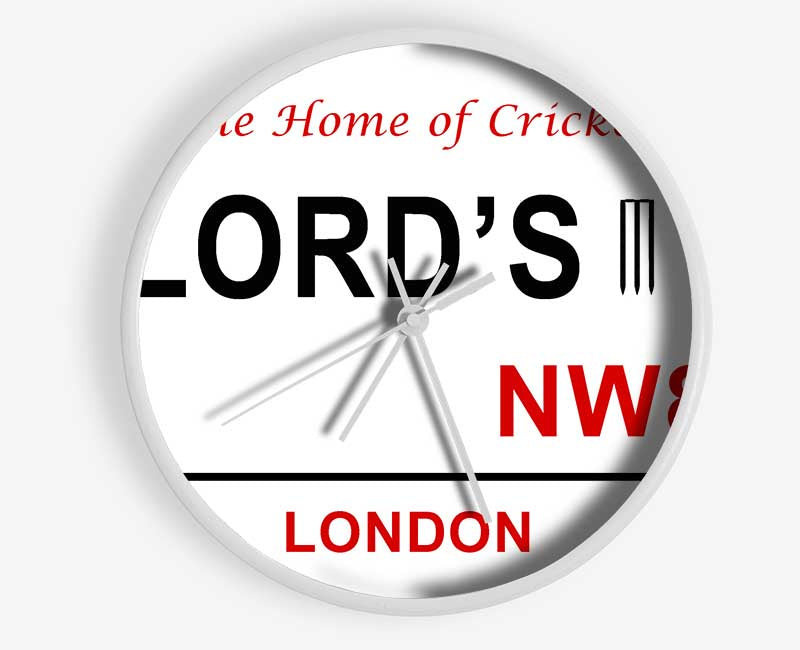 Lords Signs Clock - Wallart-Direct UK