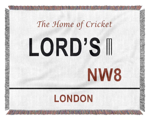Lords Signs Woven Blanket