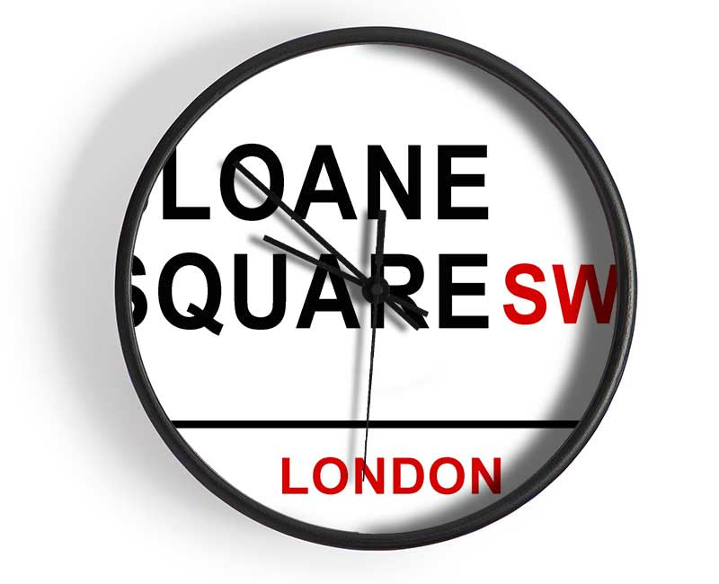 Sloane Square Signs Clock - Wallart-Direct UK