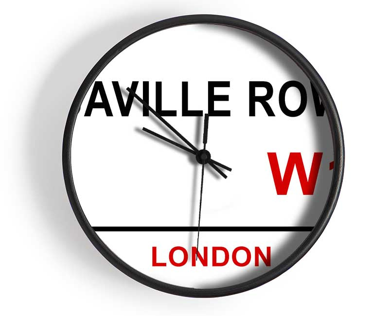 Saville Row Signs Clock - Wallart-Direct UK