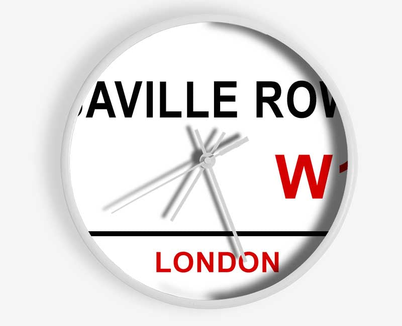 Saville Row Signs Clock - Wallart-Direct UK