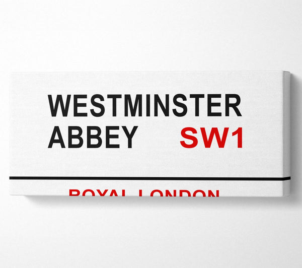 Schilder der Westminster Abbey