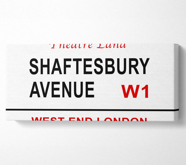 Schilder der Shaftesbury Avenue
