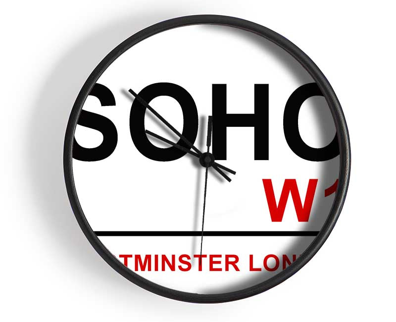 Soho Signs Clock - Wallart-Direct UK