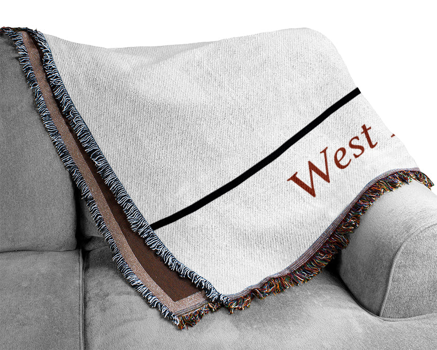 Upton Park Signs Woven Blanket