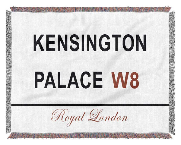 Kensington Palace Signs Woven Blanket