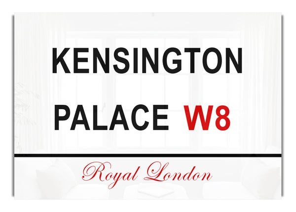 Schilder zum Kensington Palace