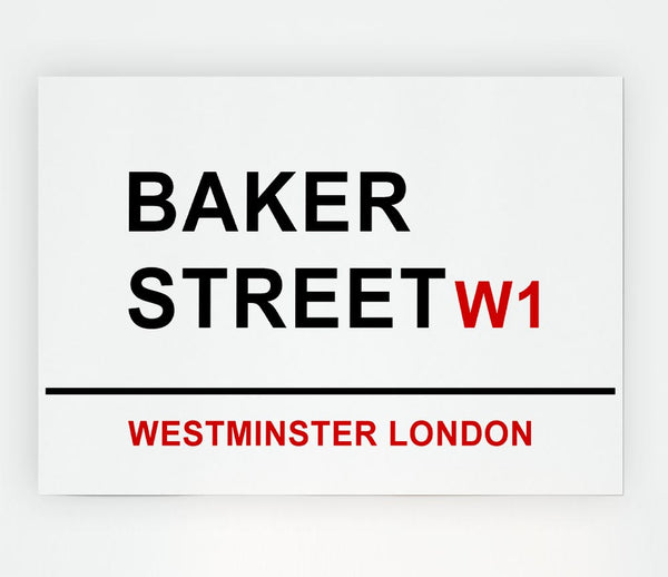 Baker Street Signs Print Poster Wall Art