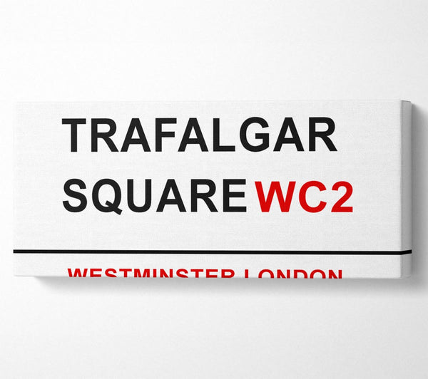Schilder am Trafalgar Square