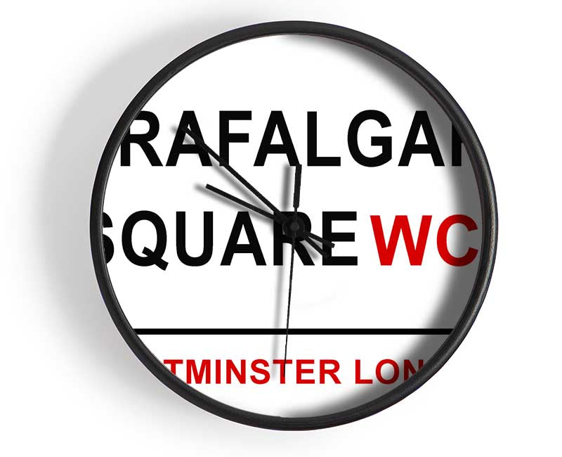 Trafalgar Square Signs Clock - Wallart-Direct UK