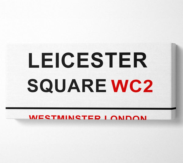 Schilder am Leicester Square