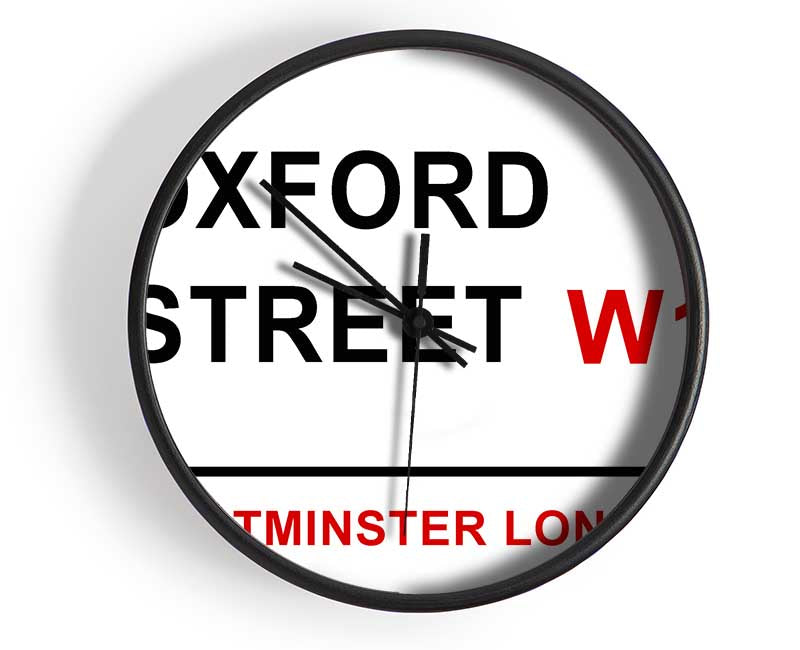 Oxford Street Signs Clock - Wallart-Direct UK