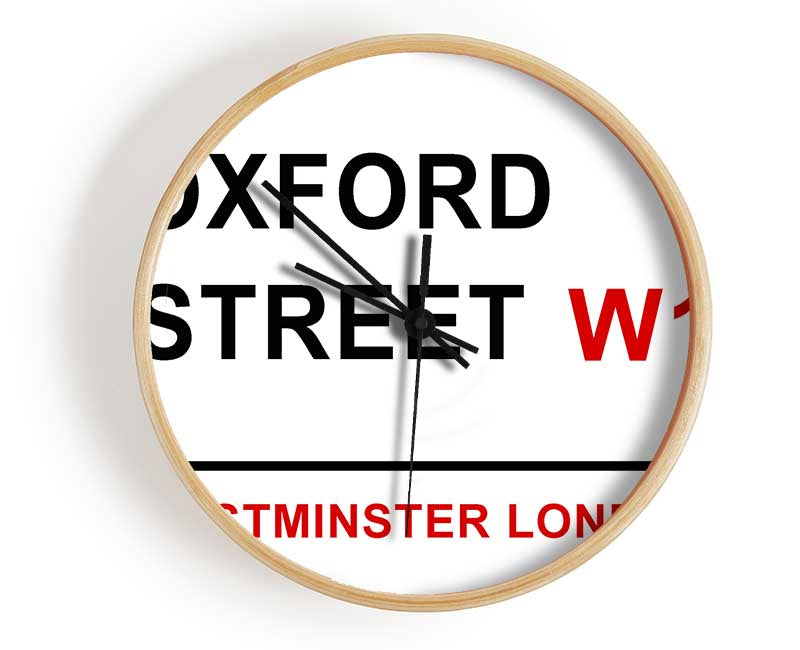 Oxford Street Signs Clock - Wallart-Direct UK