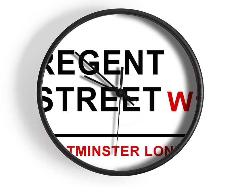 Regent Street Signs Clock - Wallart-Direct UK