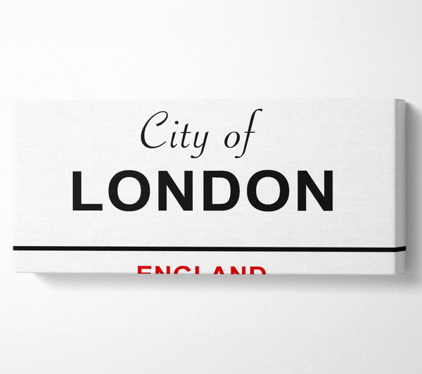 Schilder der Stadt London