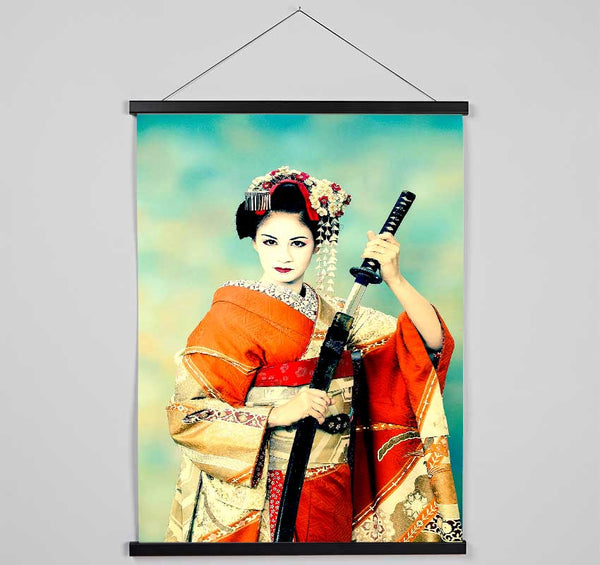 Samuria Warrior Hanging Poster - Wallart-Direct UK