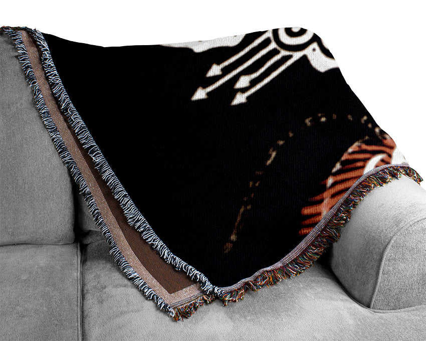 Tape Butterfly Woven Blanket