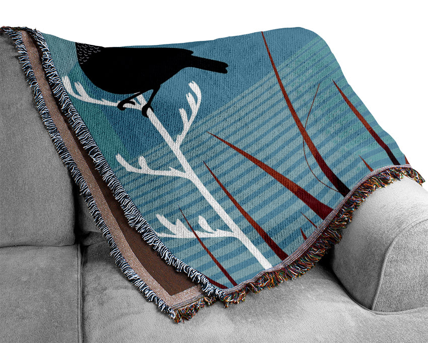 Tui Birds Woven Blanket