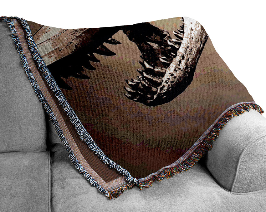 Tyrannosaurus Woven Blanket