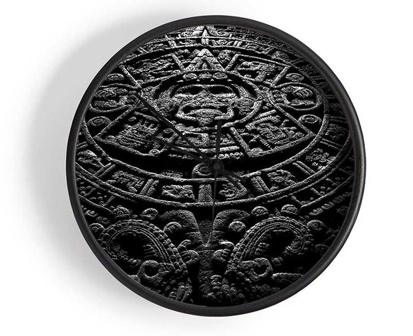 Aztec Calendar Clock - Wallart-Direct UK