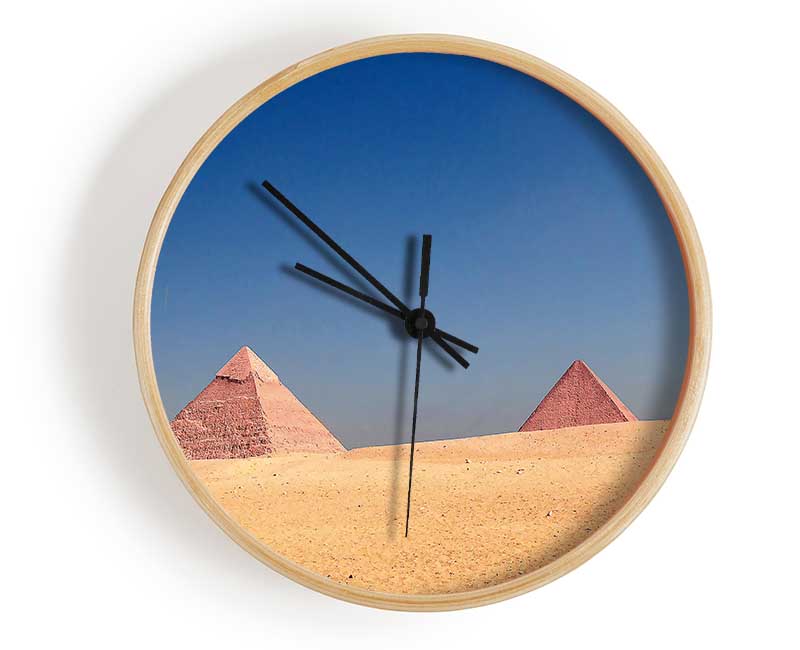 Giza Pyramids Clock - Wallart-Direct UK