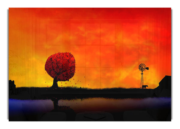 Herbst Sonnenuntergang 2