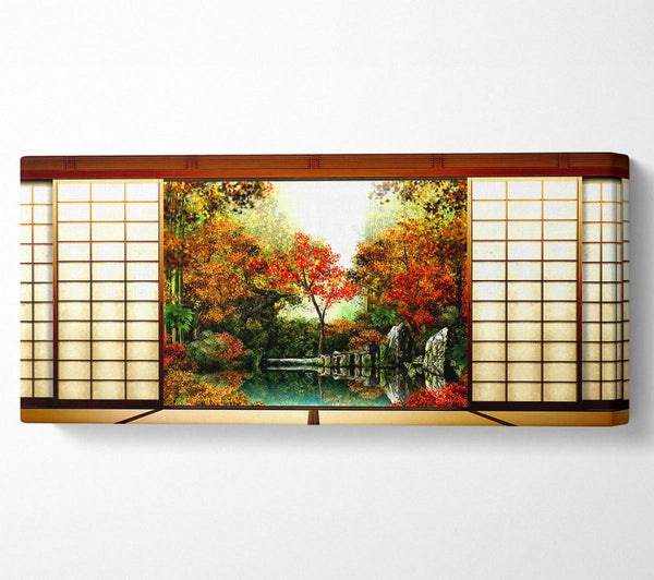 Japanese Garden From Inside