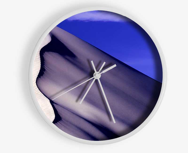 White Sand Desert Clock - Wallart-Direct UK