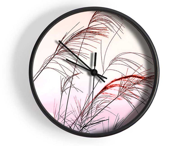 Grass Sunset Clock - Wallart-Direct UK
