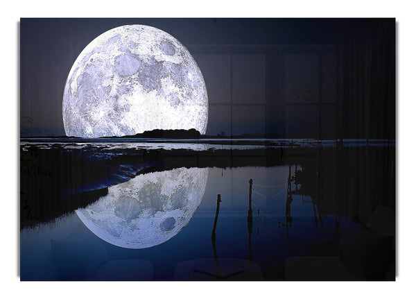 Full Moon Reflection