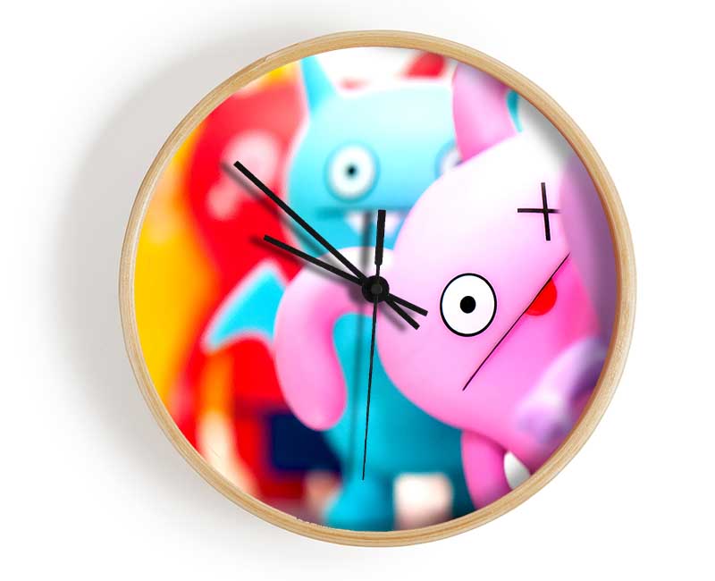 Cute And Funny Clock - Wallart-Direct UK