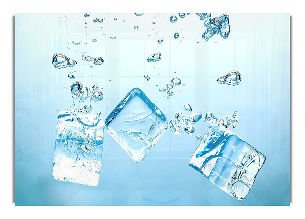 Eiswürfel Blasen