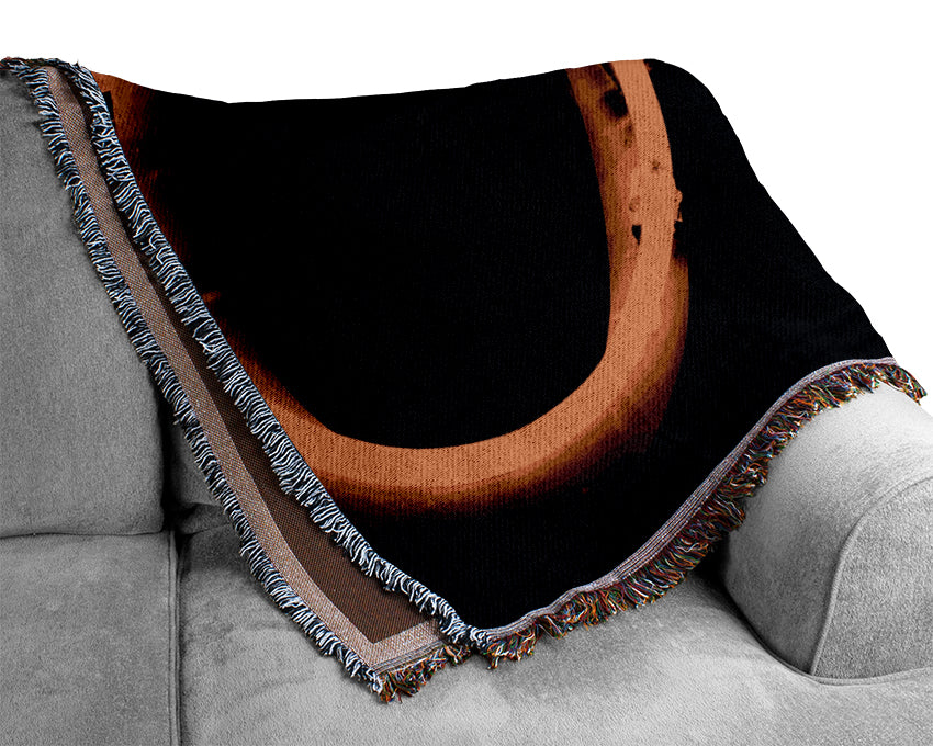Open Blur Woven Blanket